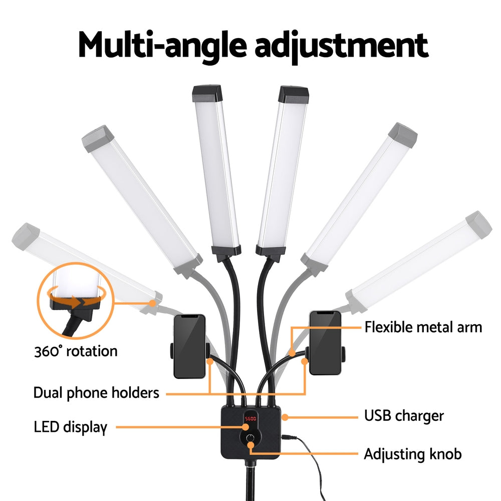 Embellir LED Beauty Light Makeup Tattoo Eyelash Extensions Studio Adjustable Tripod
