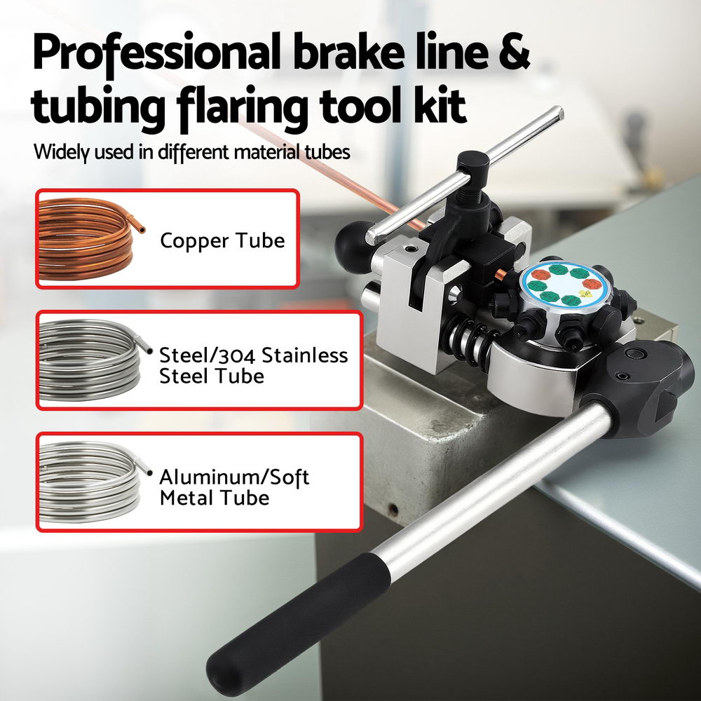 Giantz Brake Line Flaring Tool Kit 45° with Cutter