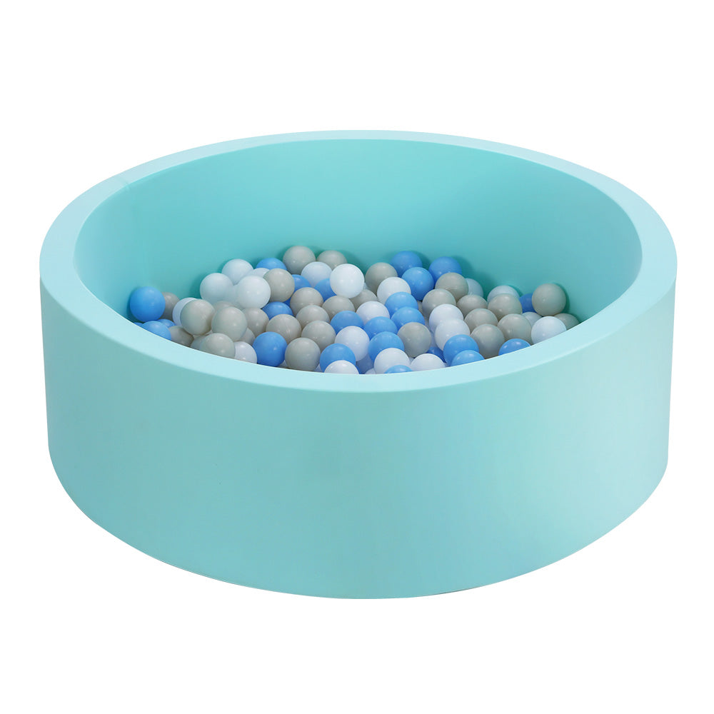 Keezi Kids Foam Ball Pit 90x30cm Ocean Play Pool Blue
