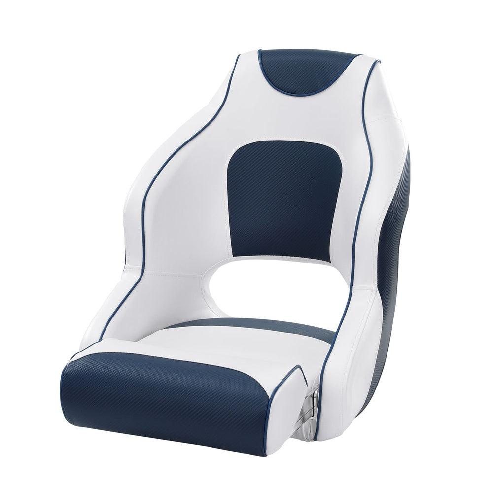 Seamanship Captain Bucket Boat Seat Flip-Up Swivel 15cm Blue