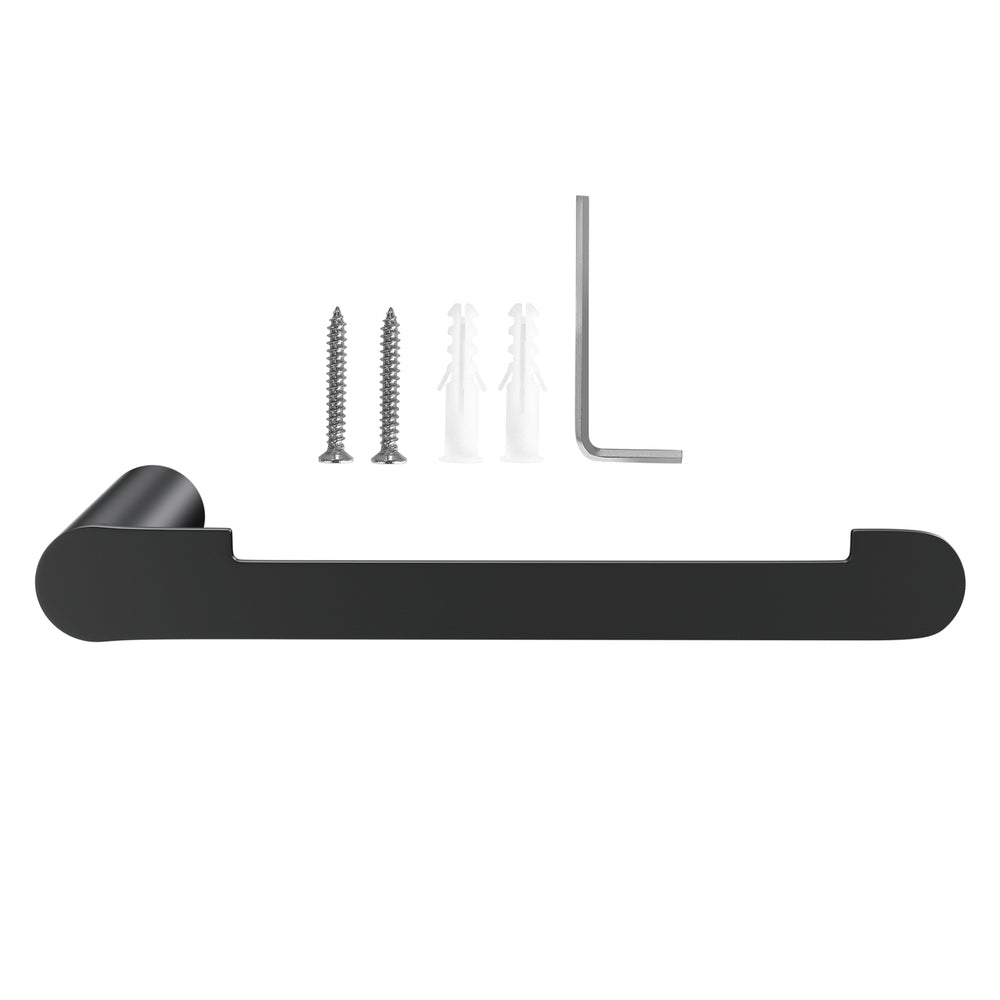 Cefito Black Stainless Steel Toilet Paper Holder Anti-Drop Design