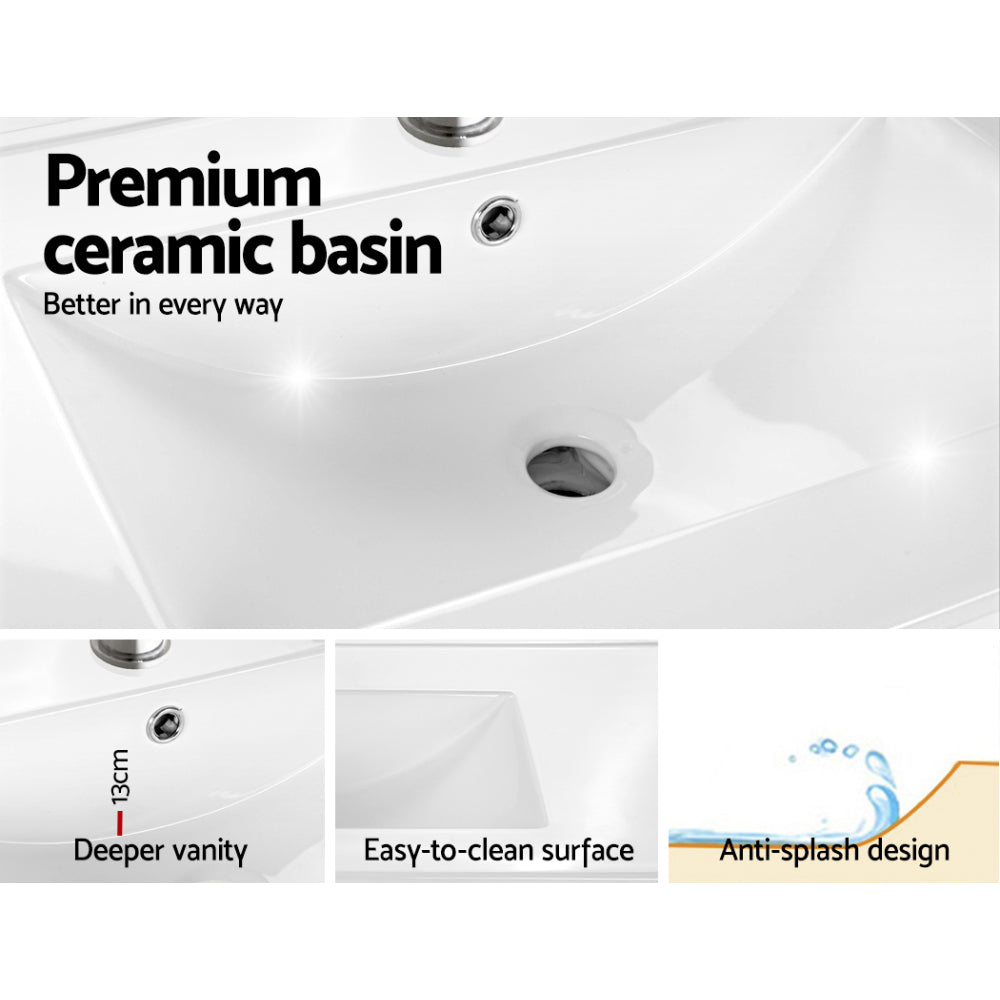 Cashell 600mm Vanity Unit with Basin Oak