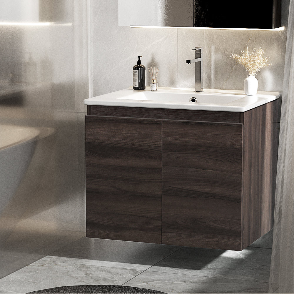 Cashell 600mm Vanity Unit with Basin Walnut