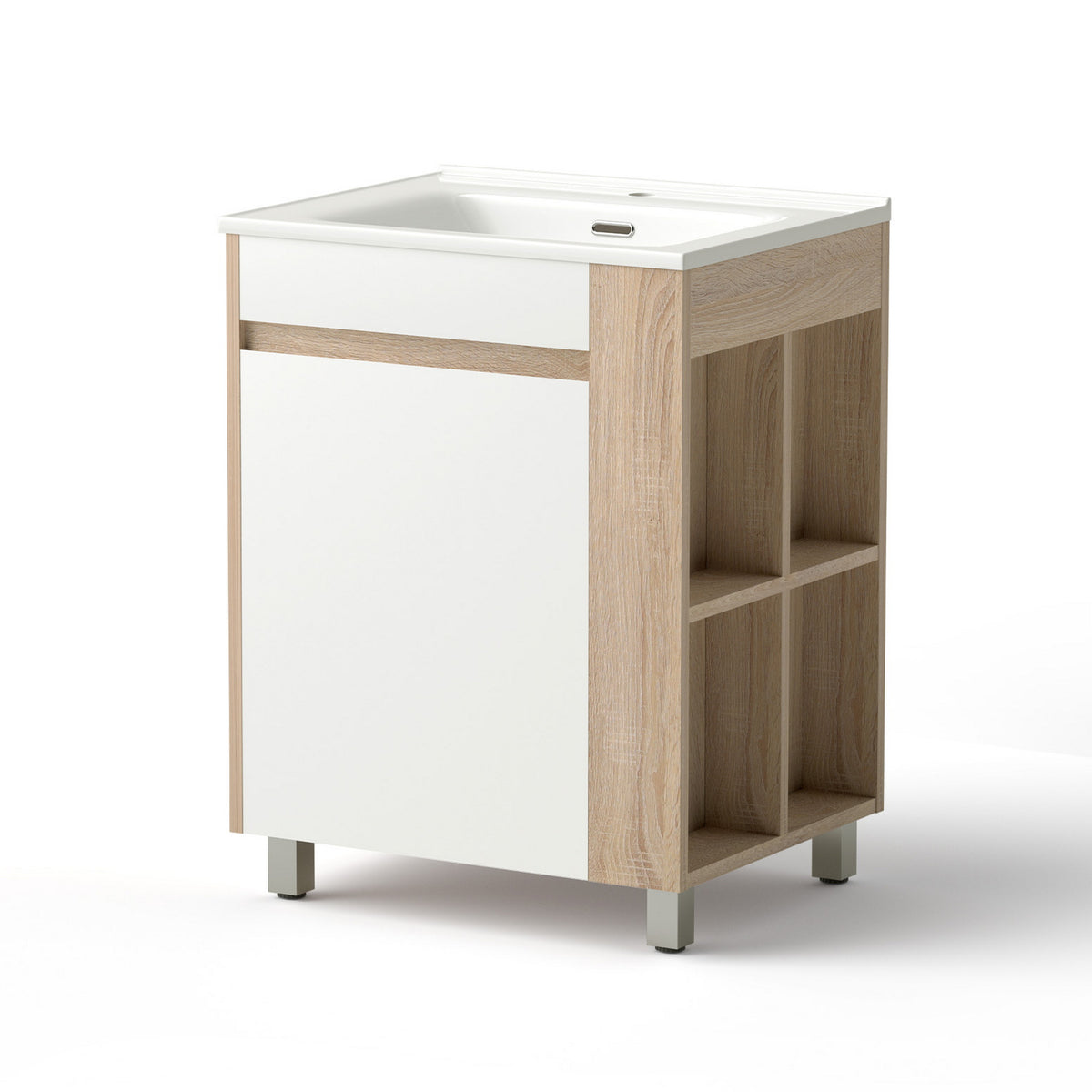 Cefito Bathroom Vanity Unit 835mm Freestanding Cabinet with Basin
