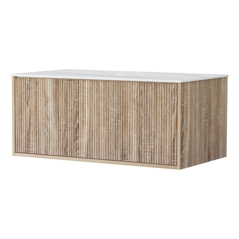 Cefito 900mm Oak Vanity Unit Wall-Hung Cabinet