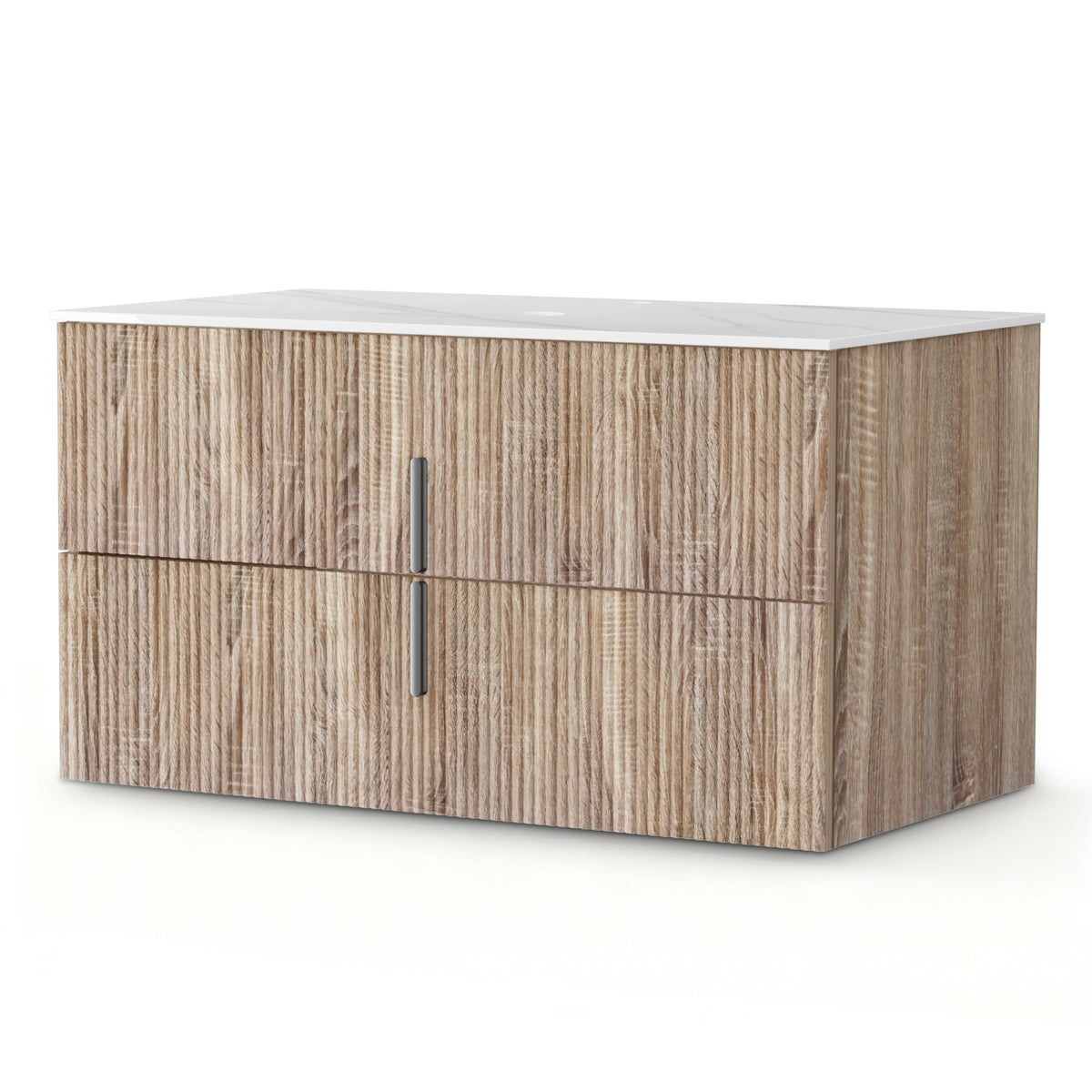 Cefito 900mm Wall Hung Vanity Unit Bathroom Cabinet Pine