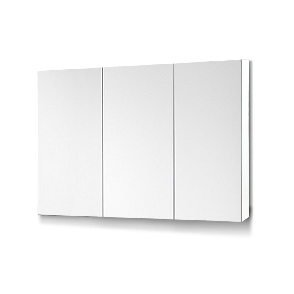 Cefito Bathroom Vanity Mirror with Storage Cabinet White