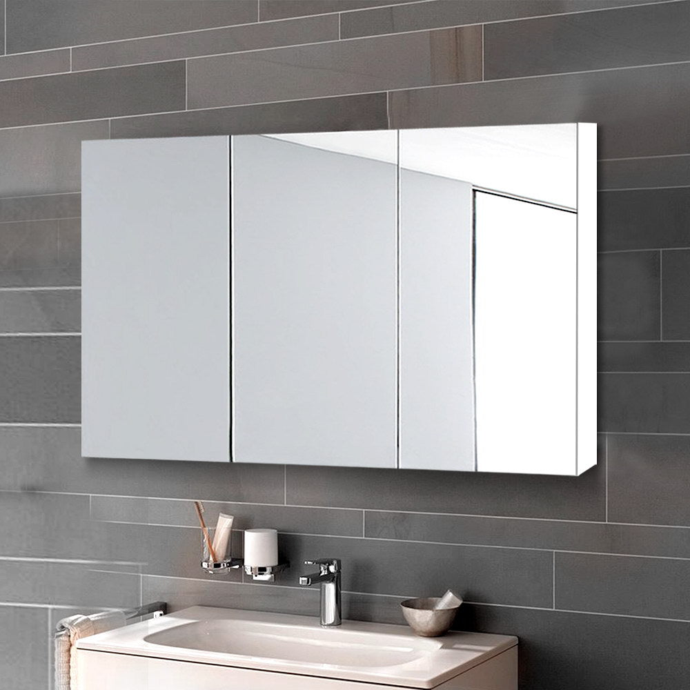 Cefito Bathroom Vanity Mirror Cabinet Storage White