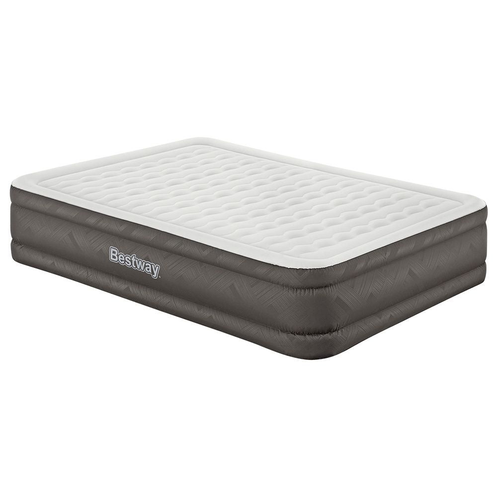 Bestway Queen Inflatable Air Mattress with Built-in Pump 46cm
