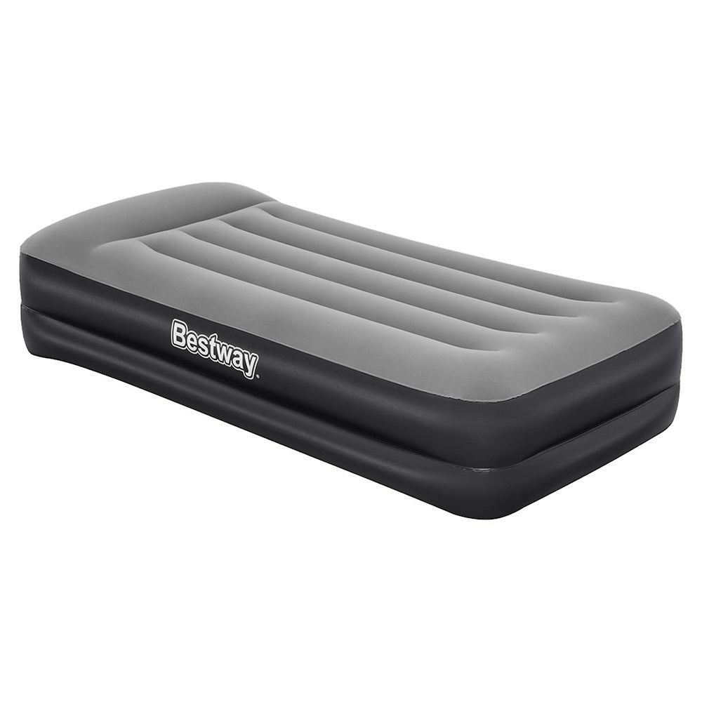 Comfort Quest Single Air Mattress 46cm Inflatable Bed Black