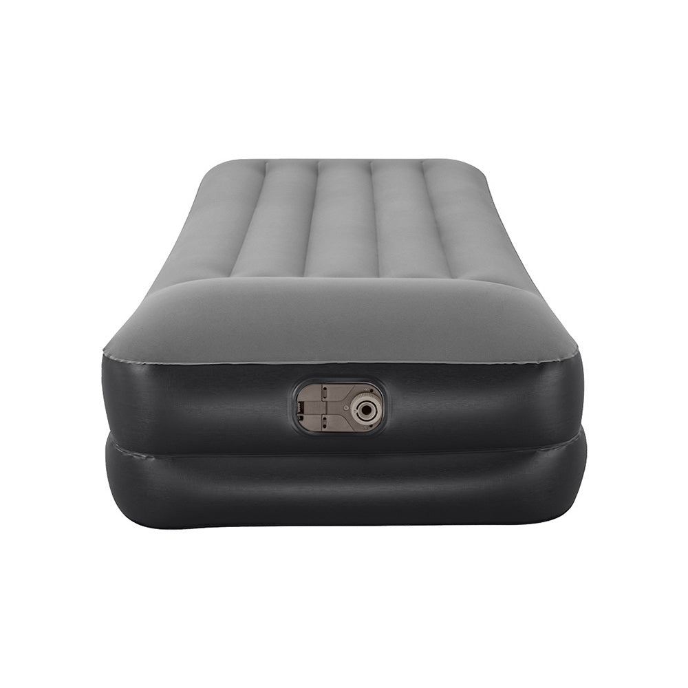 Comfort Quest Single Air Mattress 46cm Inflatable Bed Black