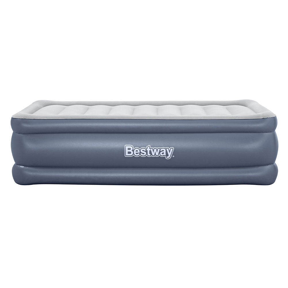 Bestway Single Air Mattress 51CM Inflatable Camping Bed Grey