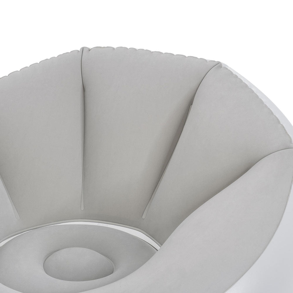 Bestway Inflatable LED Air Chair Sofa Grey