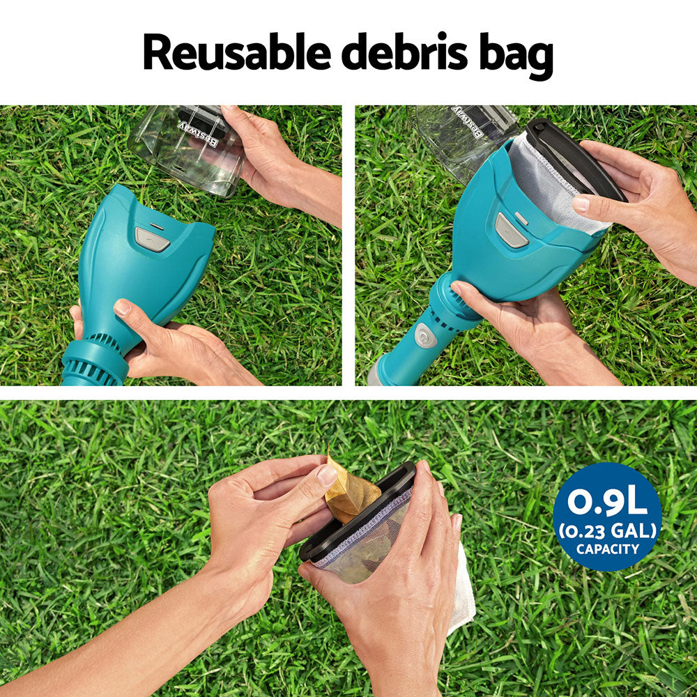 Bestway Cordless Pool Vacuum Cleaner Blue Grey
