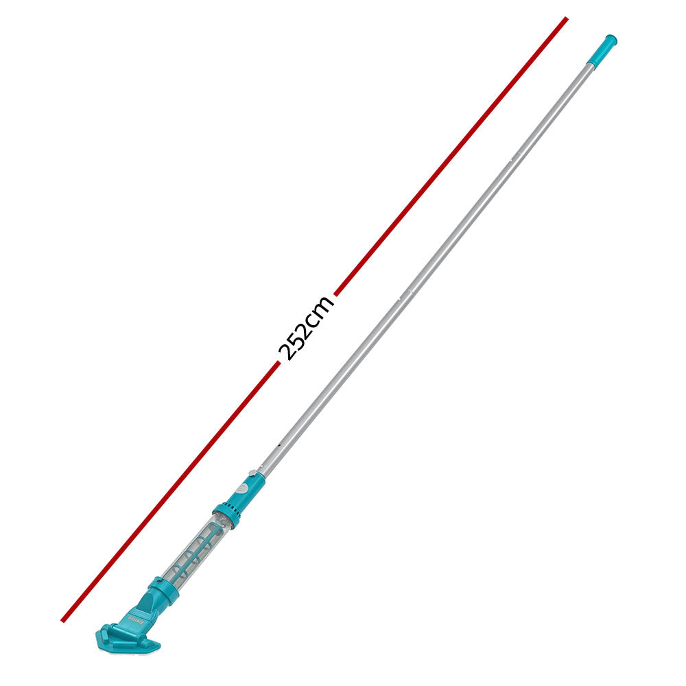 AquaSurge Cordless Pool Vacuum Cleaner Rechargeable White Blue