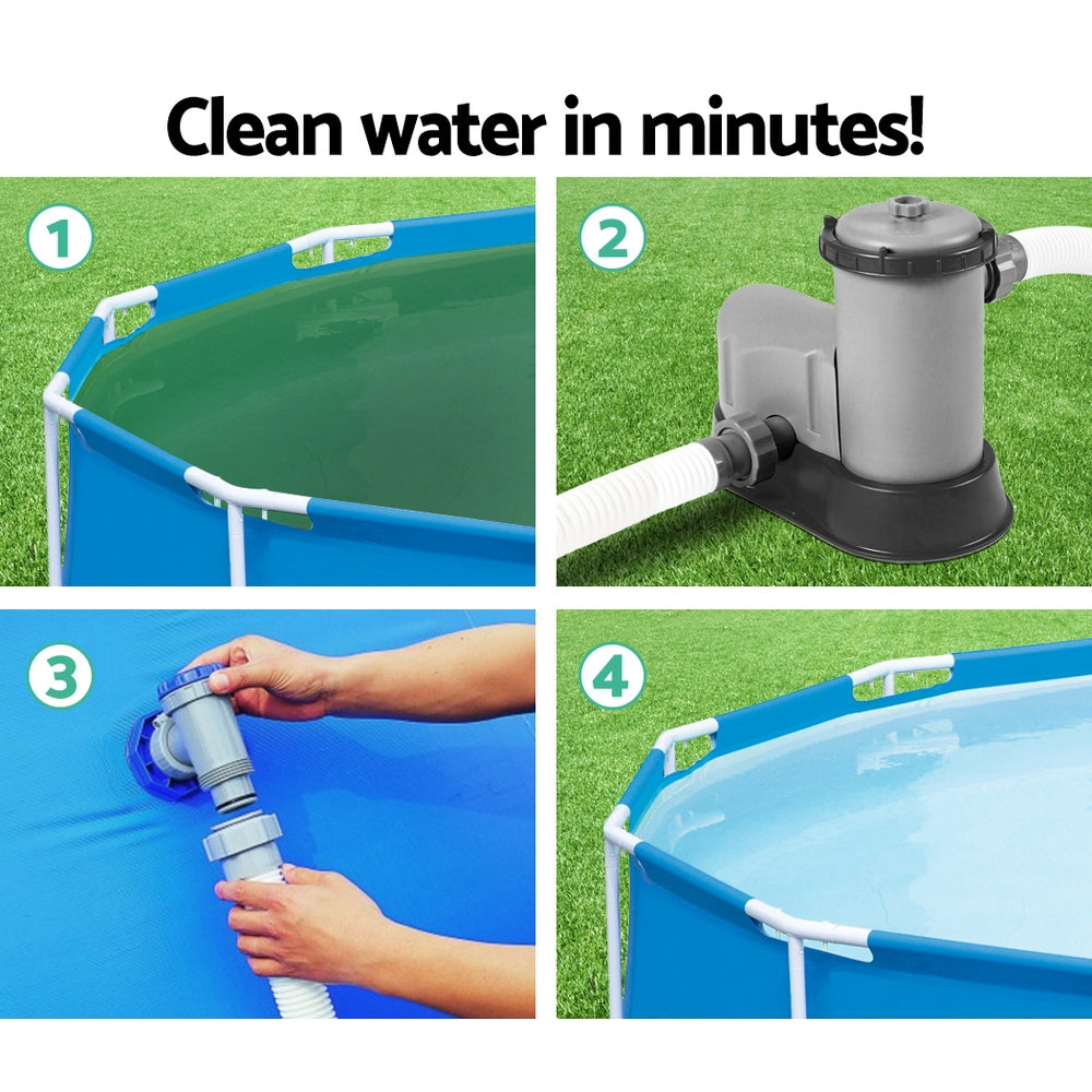 FlowClear™ 1500GPH Pool Pump Cartridge Filter for Above Ground Pools