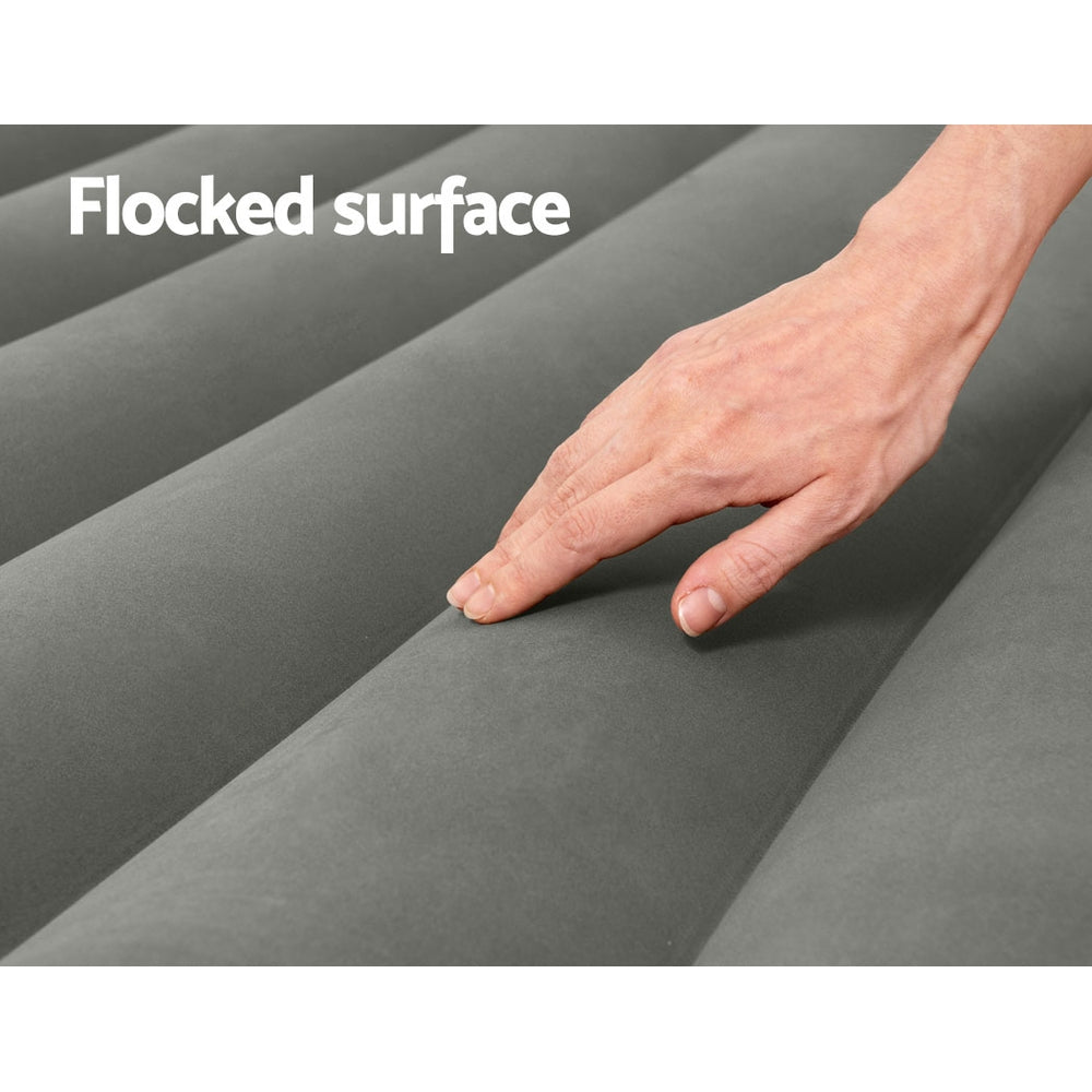 Bestway Double Air Mattress Inflatable Bed 30cm Grey