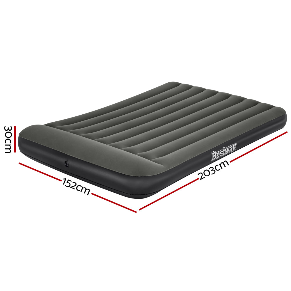 Bestway Queen Air Mattress Inflatable Bed 30cm Grey