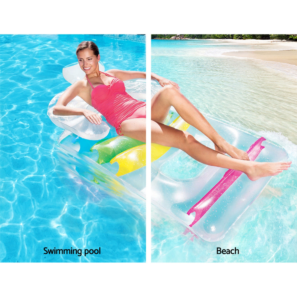 Bestway Inflatable Lounge Pool Float with Pillow