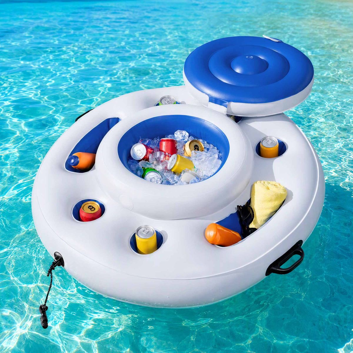 Bestway Inflatable Floating Cooler with 24 Can Capacity