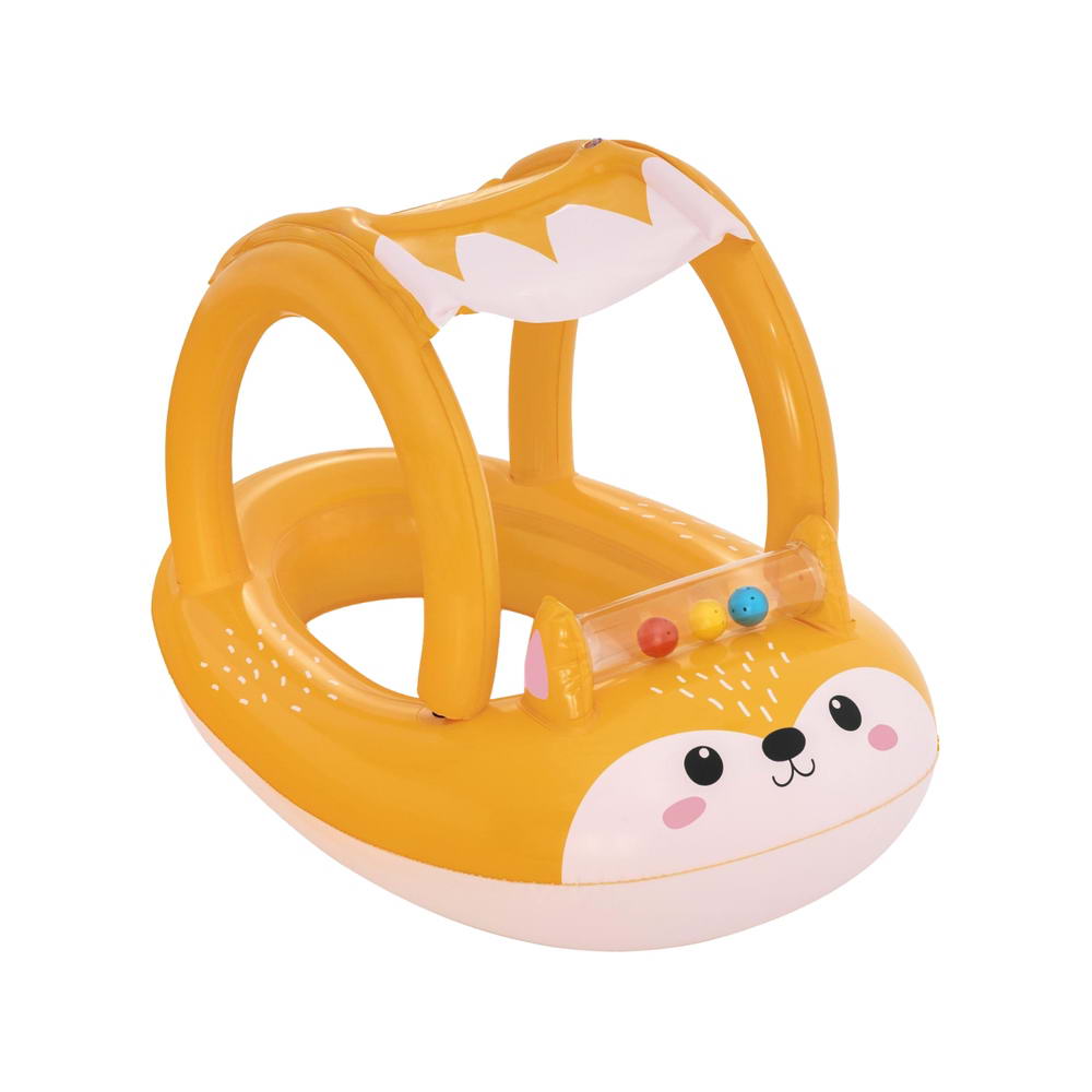 Bestway Kids Inflatable Fox Pool Float Seat Canopy 94x66cm