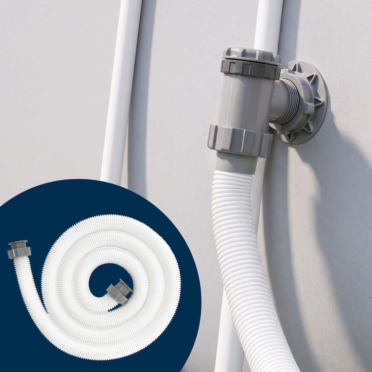 Bestway 38mm 3m Pool Hose for Sand and Cartridge Filter Pumps