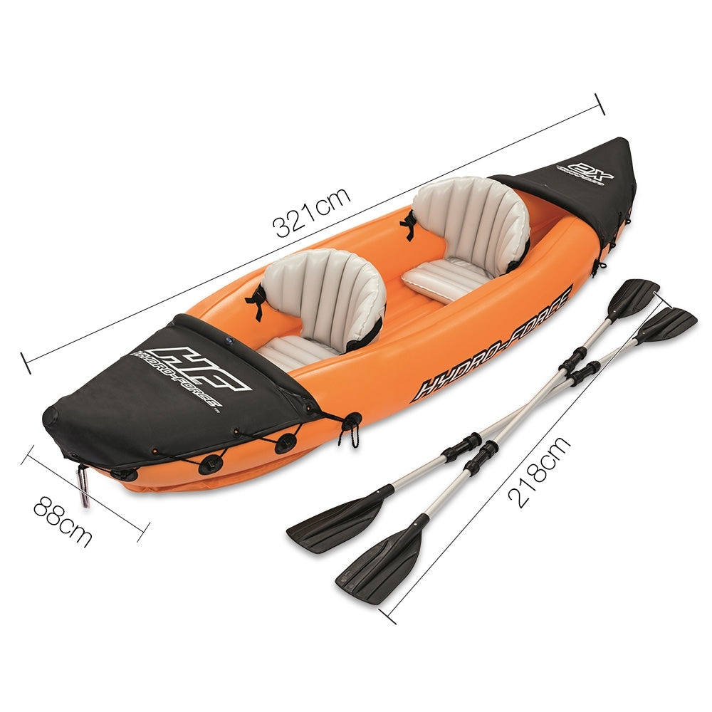 Hydro Force 3.21m Kayak 2-Person Inflatable Orange