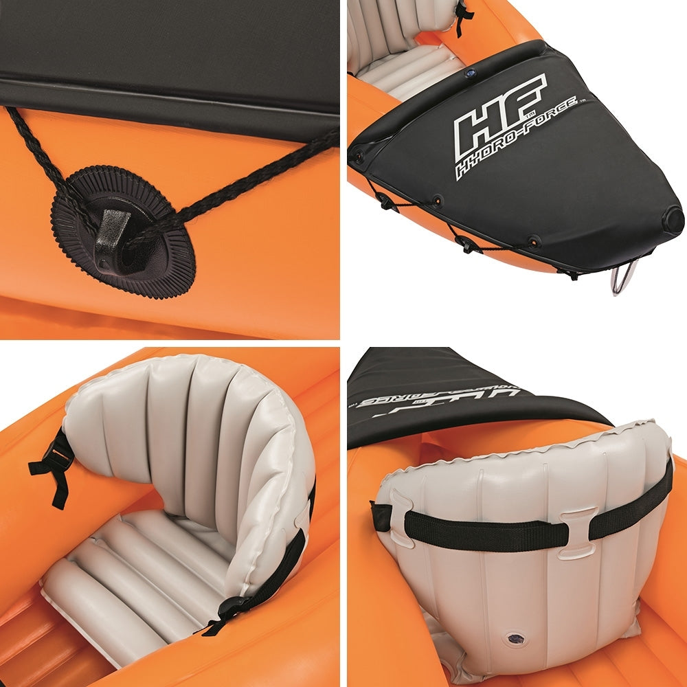 Hydro Force 3.21m Kayak 2-Person Inflatable Orange