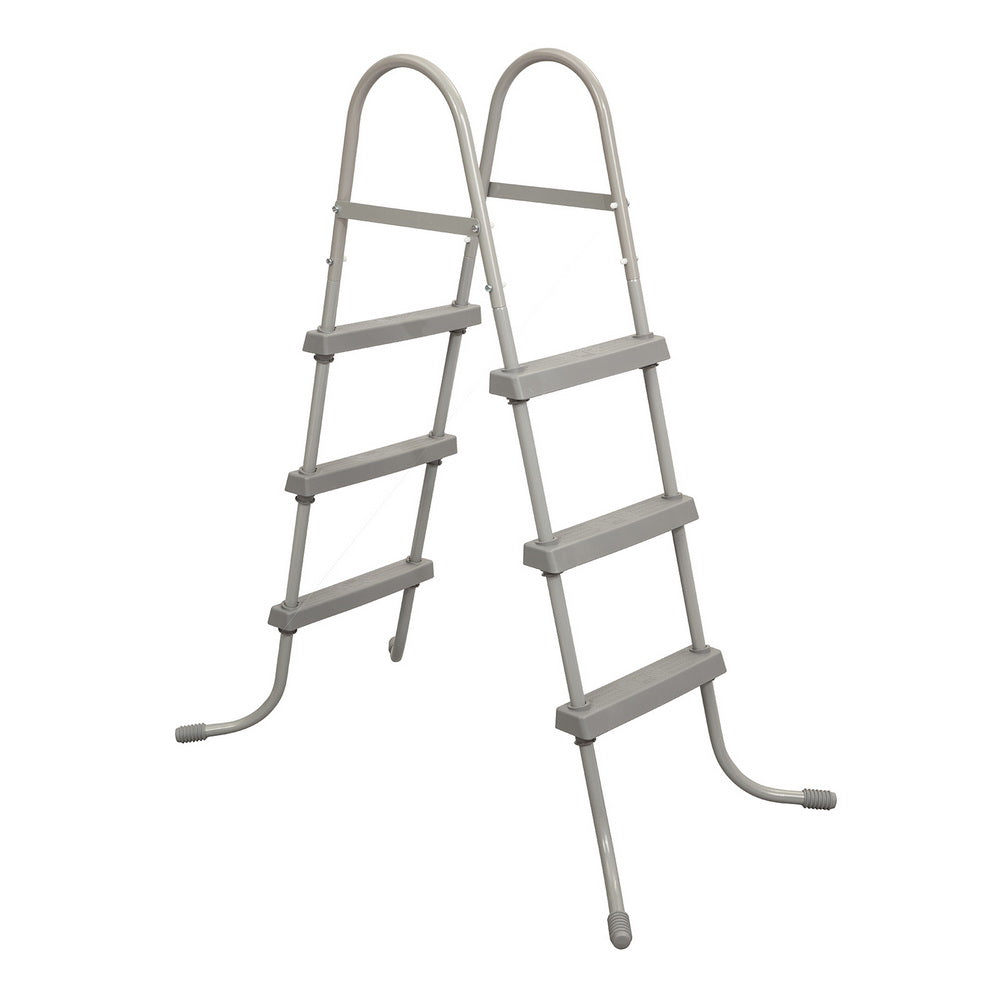 Bestway 107cm Above Ground Pool Ladder Removable Steps Grey