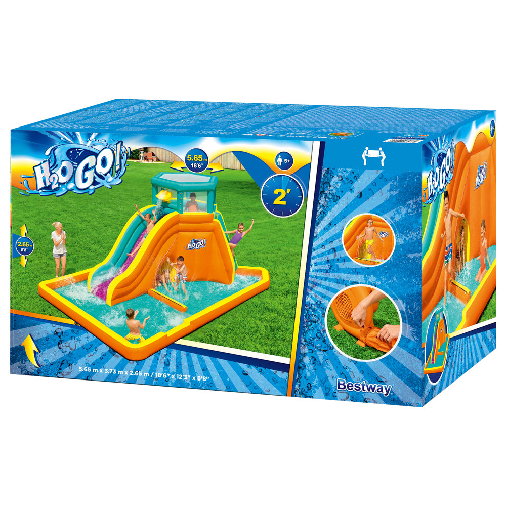 H2OGO! Tidal Tower Inflatable Water Park 565cm Kids Slide Play Centre
