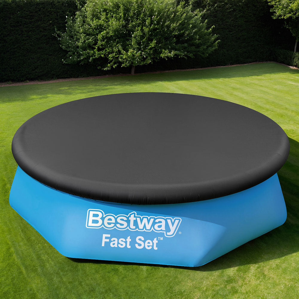 Bestway 2.44m Pool Cover PVC Blanket for Above-Ground Pools
