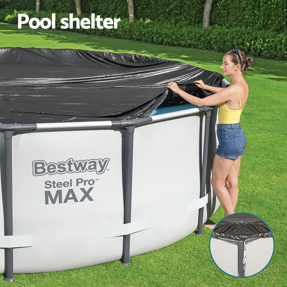 Bestway 3.05m Round Pool Cover PVC Blanket