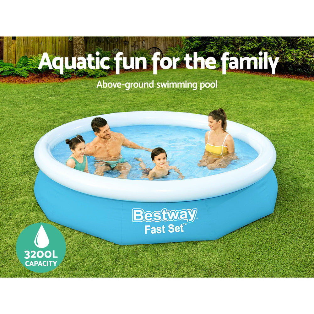 Bestway 305x66cm Round Inflatable Pool with Filter Pump