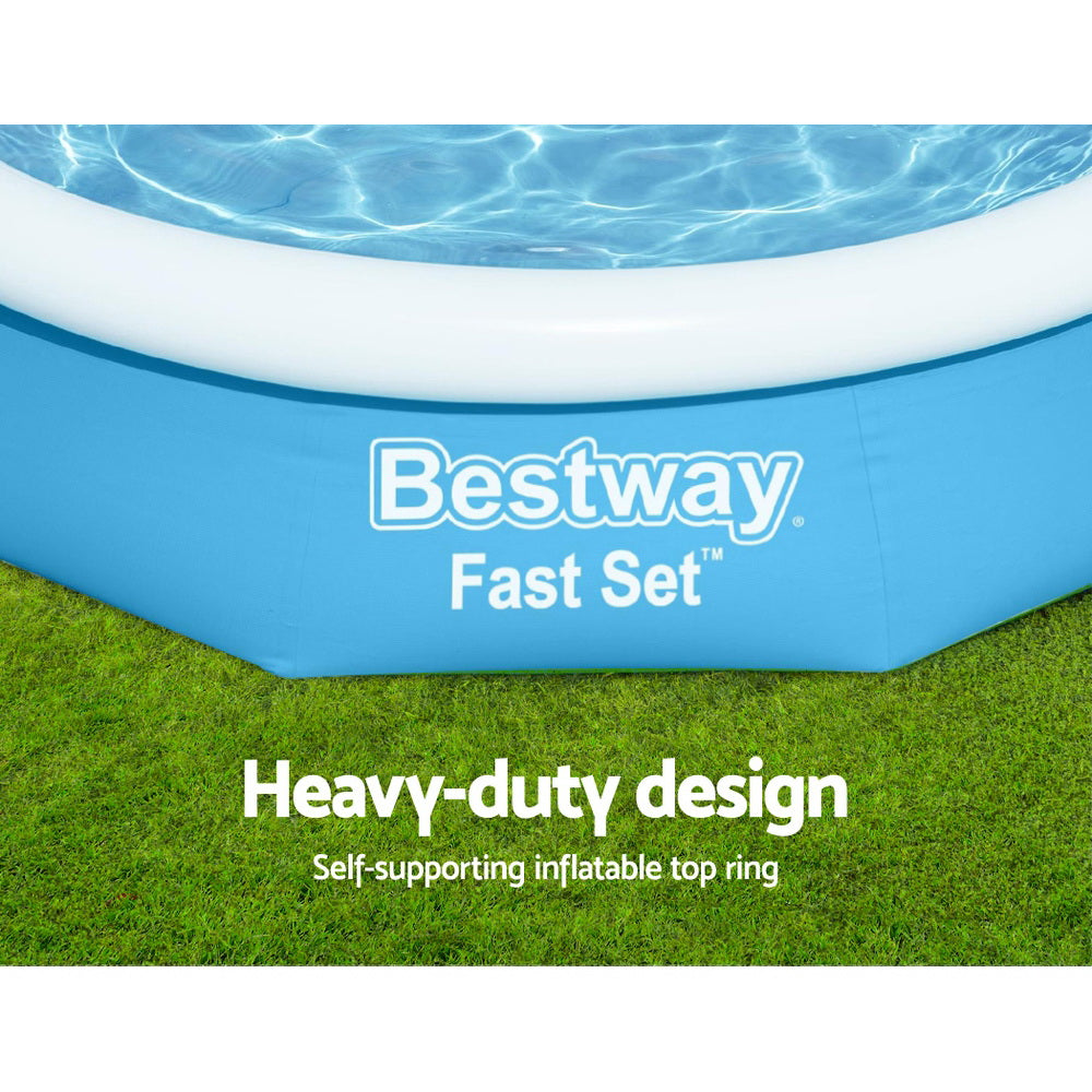 Bestway 305x66cm Round Inflatable Pool with Filter Pump