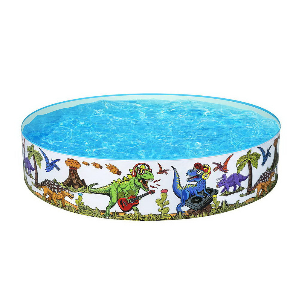 Dinosaurous Kids Pool 183x38cm Round Above Ground Rigid Swimming Pool 946L