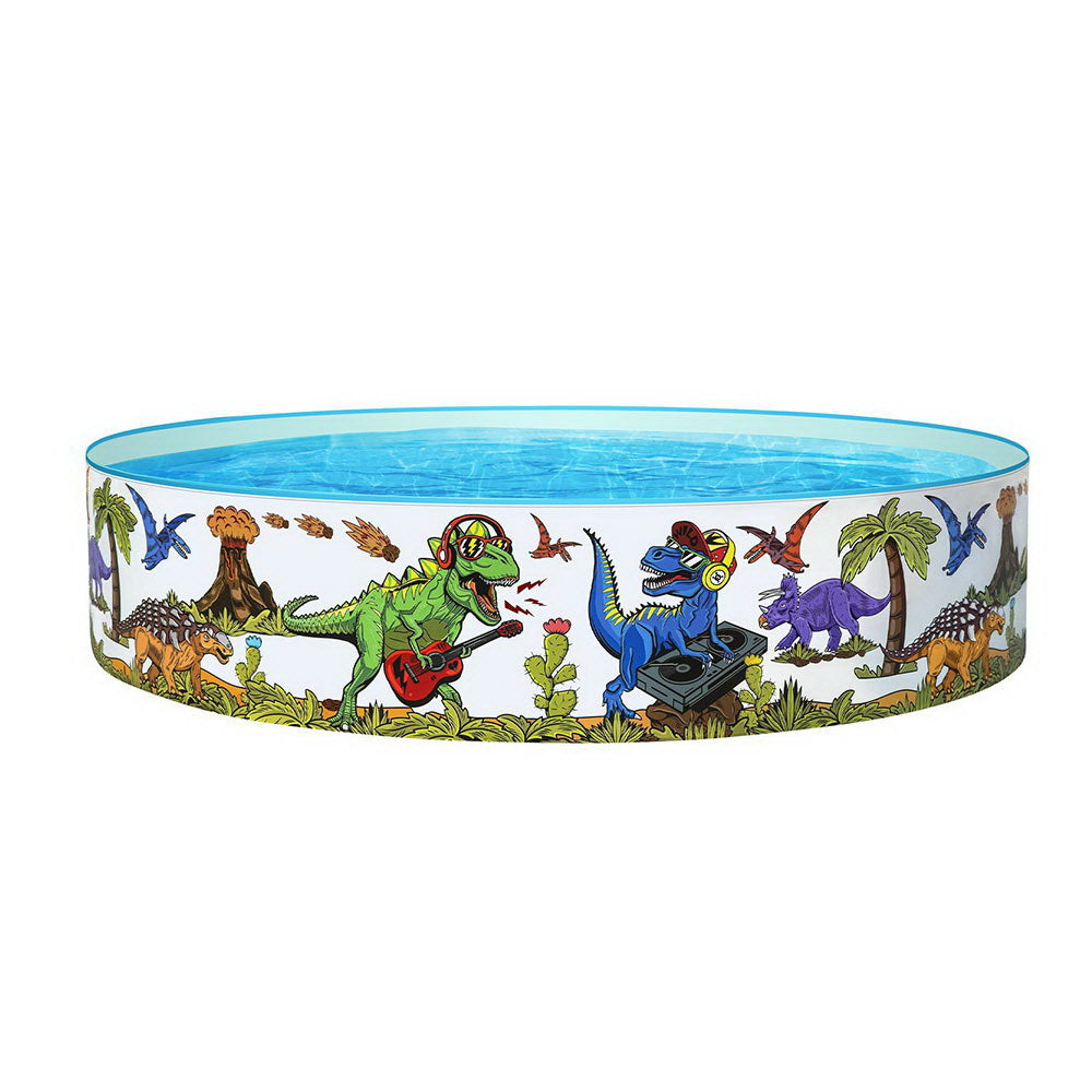 Dinosaurous Kids Pool 183x38cm Round Above Ground Rigid Swimming Pool 946L