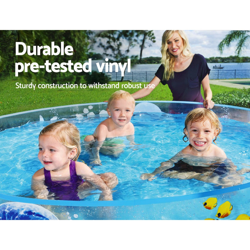Bestway Kids Round Pool 183x38cm Rigid Above Ground Undersea Graphics