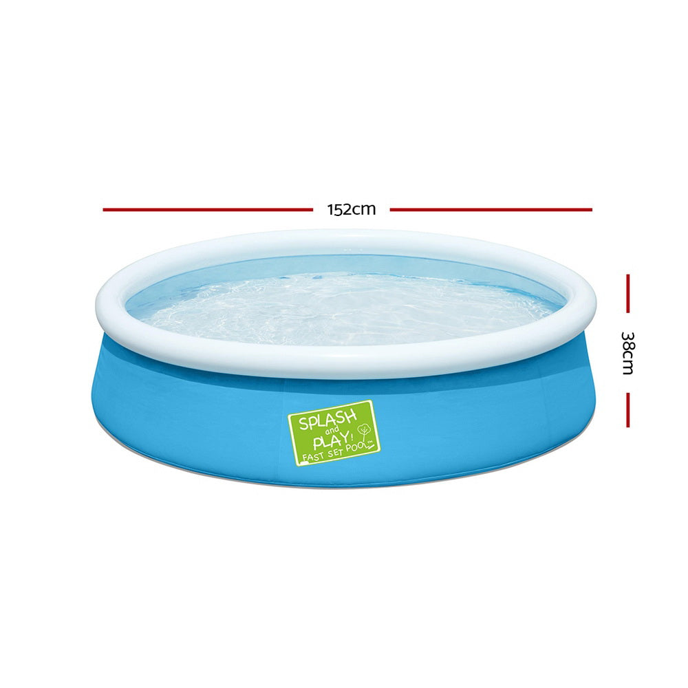 Bestway 152cm Round Inflatable Kids Pool 477L