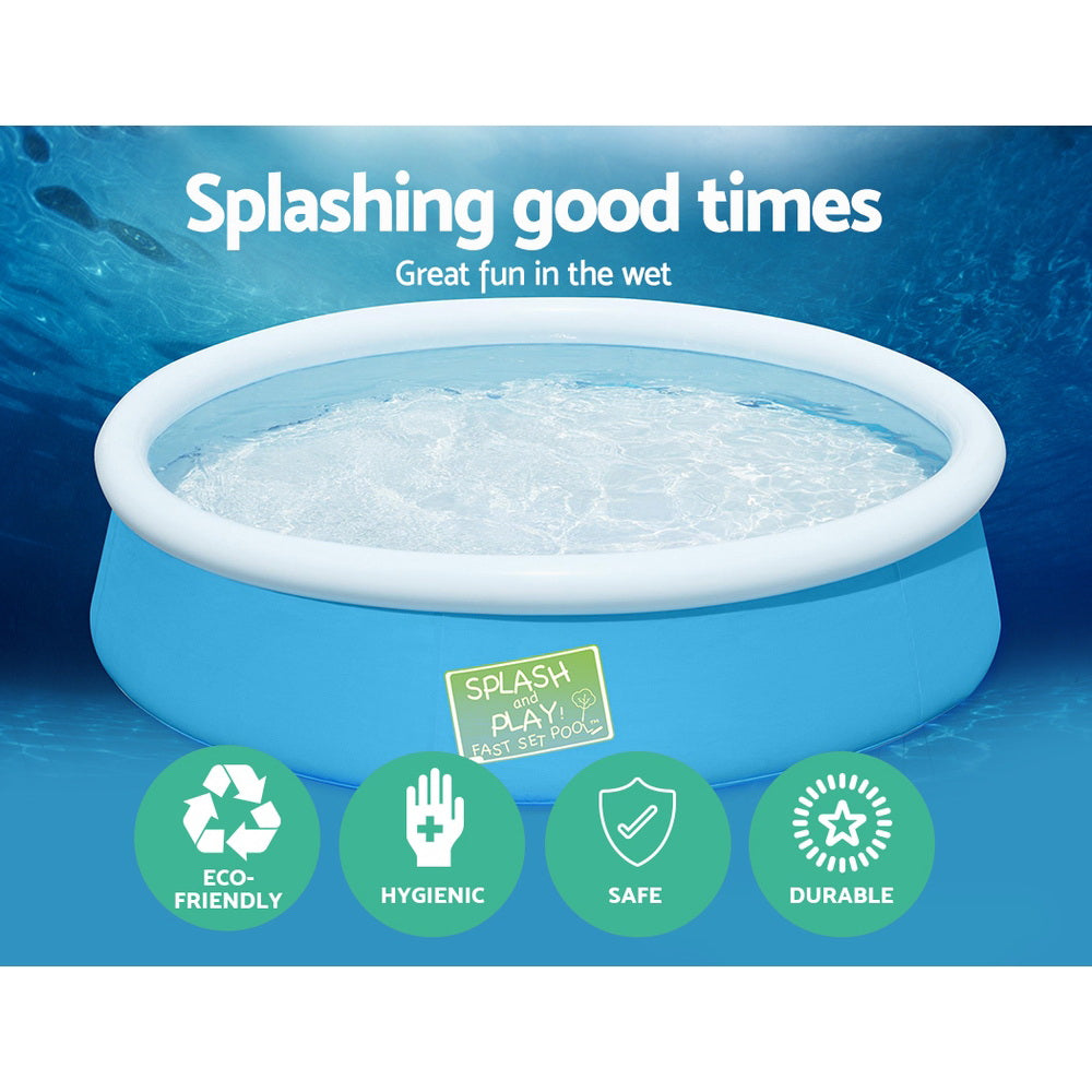 Bestway 152cm Round Inflatable Kids Pool 477L