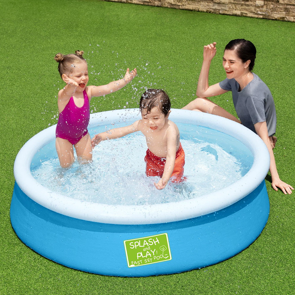 Bestway 152cm Round Inflatable Kids Pool 477L