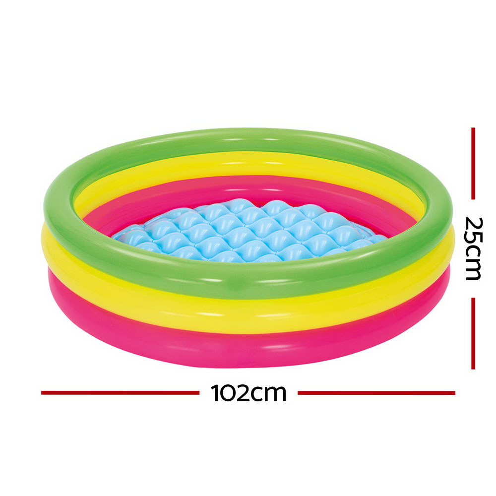 Bestway Kids Round Inflatable Pool 102cm Above Ground