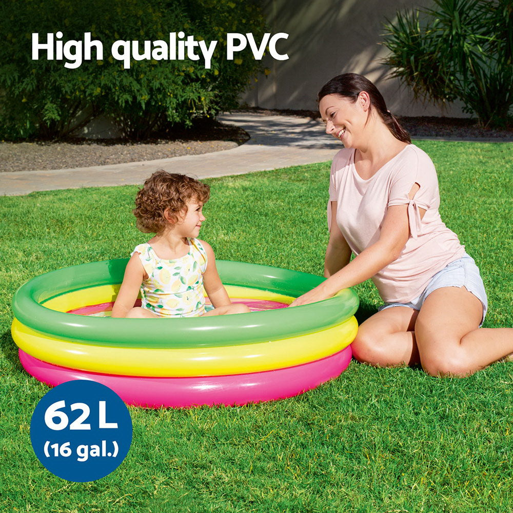 Bestway Kids Round Inflatable Pool 102cm Above Ground