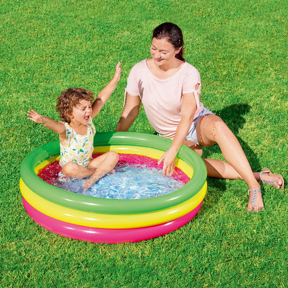 Bestway Kids Round Inflatable Pool 102cm Above Ground
