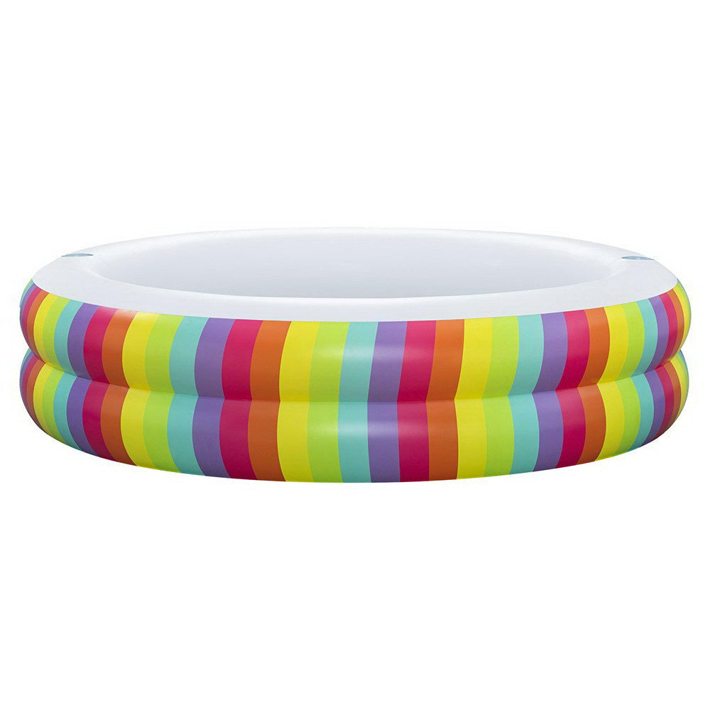 Bestway Kids Inflatable Pool Round Above-Ground Rainbow 206cm
