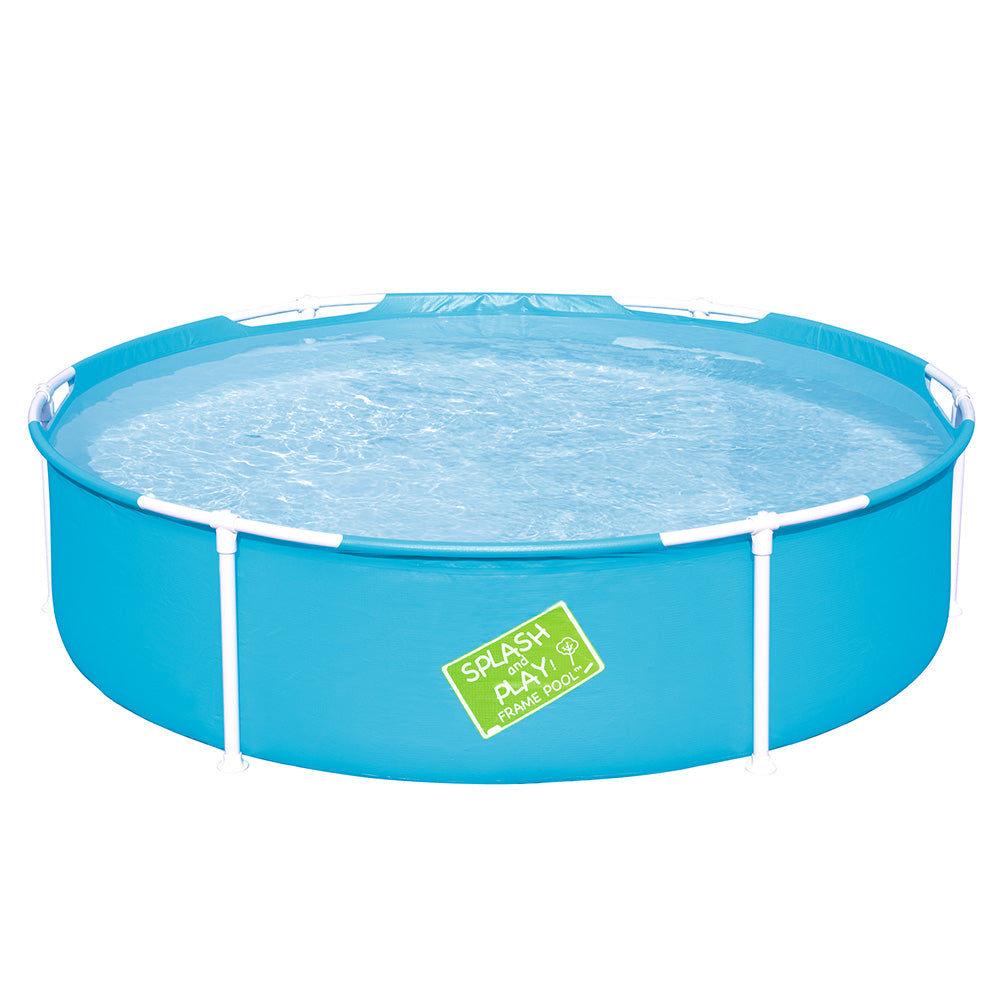 Bestway Kids Round Above Ground Swimming Pool 580L Steel Frame