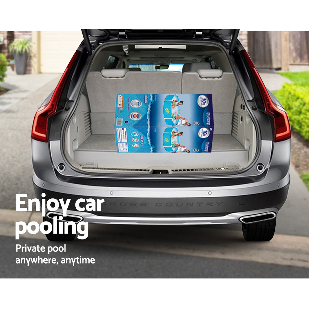 Bestway 152cm Round Kids Pool Steel Frame Above Ground 580L