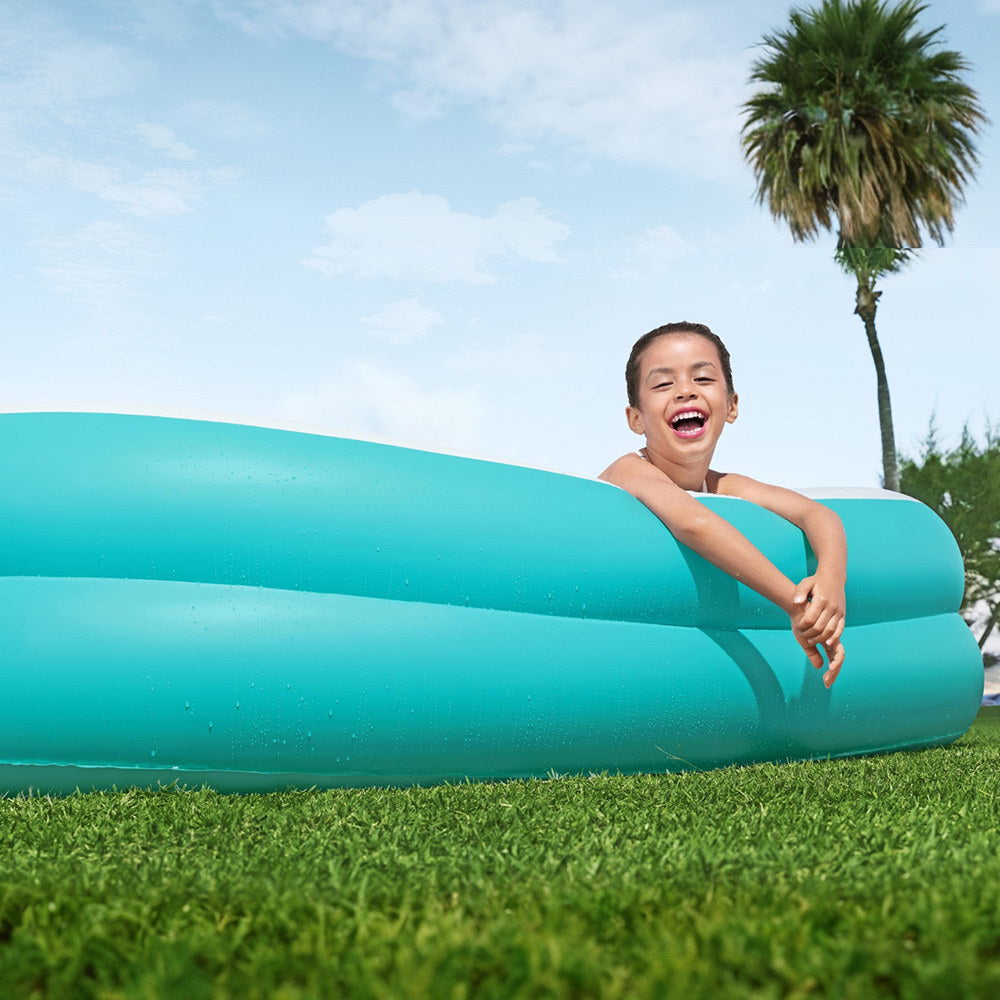 Bestway Kids Inflatable Pool 218cm Family Size with Cup Holders