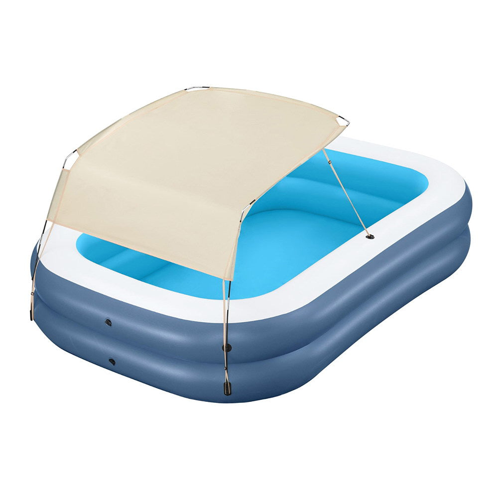 Bestway Kids Inflatable Splash Pool with Sunshade 254x178cm