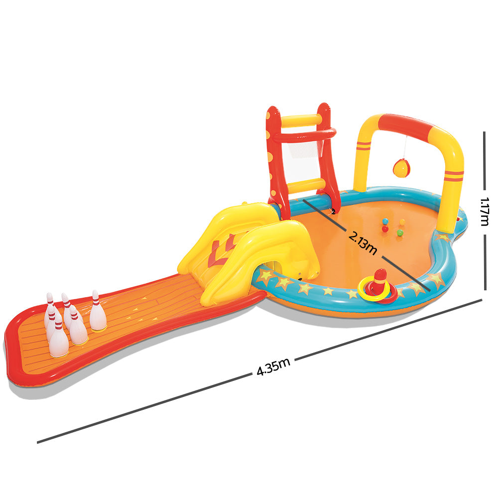 Lil' Champ Play Centre Inflatable Water Park with Slide & Games