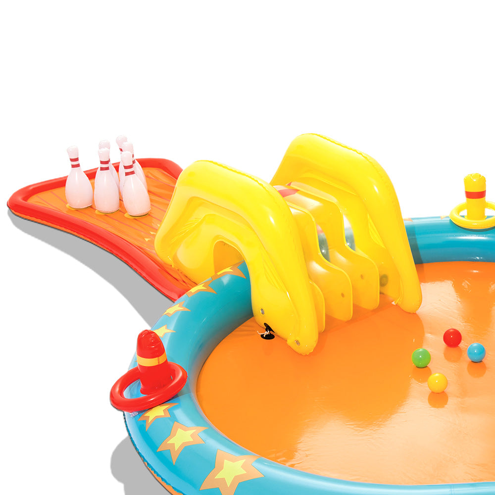 Lil' Champ Play Centre Inflatable Water Park with Slide & Games